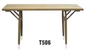 Quality America style mid century wooden rectangle dining table furniture wholesale