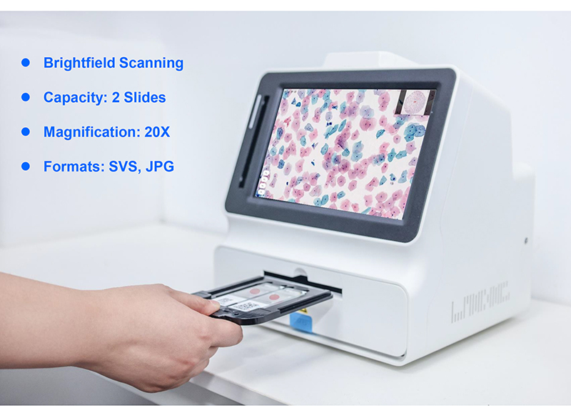 OPTO-EDU M30.5832 Mini Full Auto Microscope Slide Scanner 2 Slides