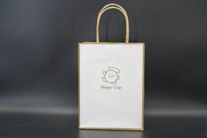 Quality Brown Handle Paper Bags Eco Friendly Packaging Kraft Carrier Bags wholesale