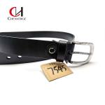 Men's Cowhide Genuine Leather Belt Width 34mm Brown Black Color