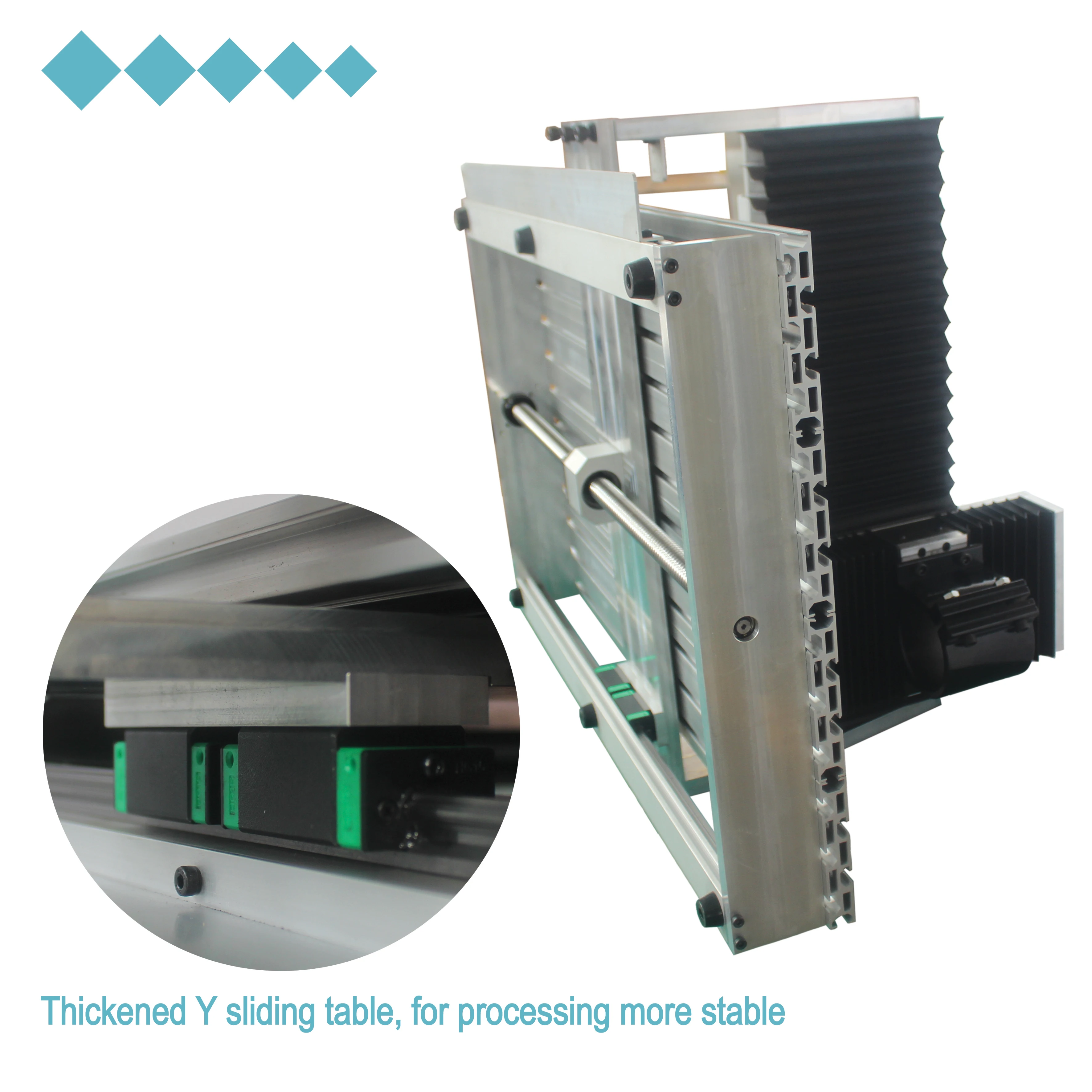 Aluminum Frame 6040 CNC Engraving Machine With Dust Cover 80mm Clamp