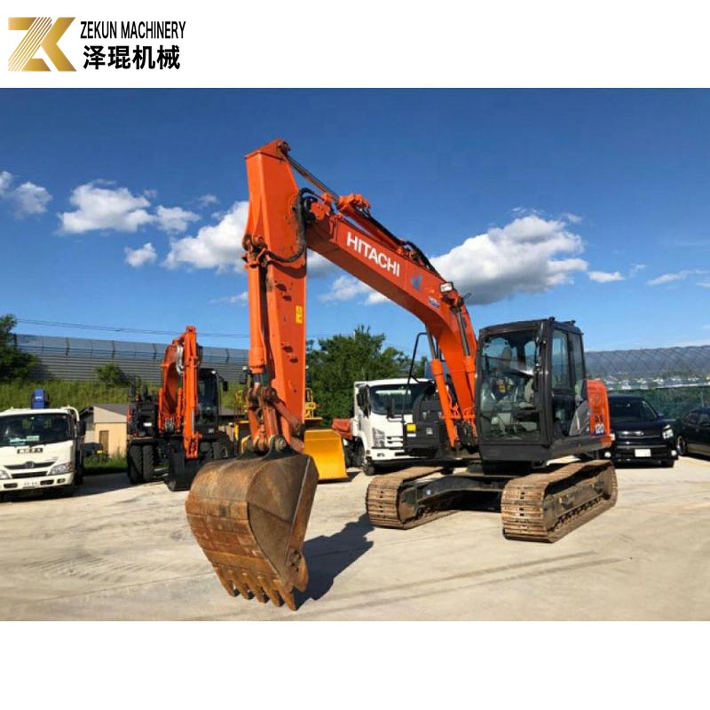 Mini Digger Used 12 Ton Excavators Hitachi ZX120 Excavator ZX120-6 with ISUZU Engine