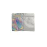 Customized Colorful Face Mask Packaging , Small Mylar Bag Pouch With Tear Notch