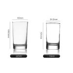 OEM Crystal Whisky Wedding Champagne Drinking Water Glasses 72*120mm
