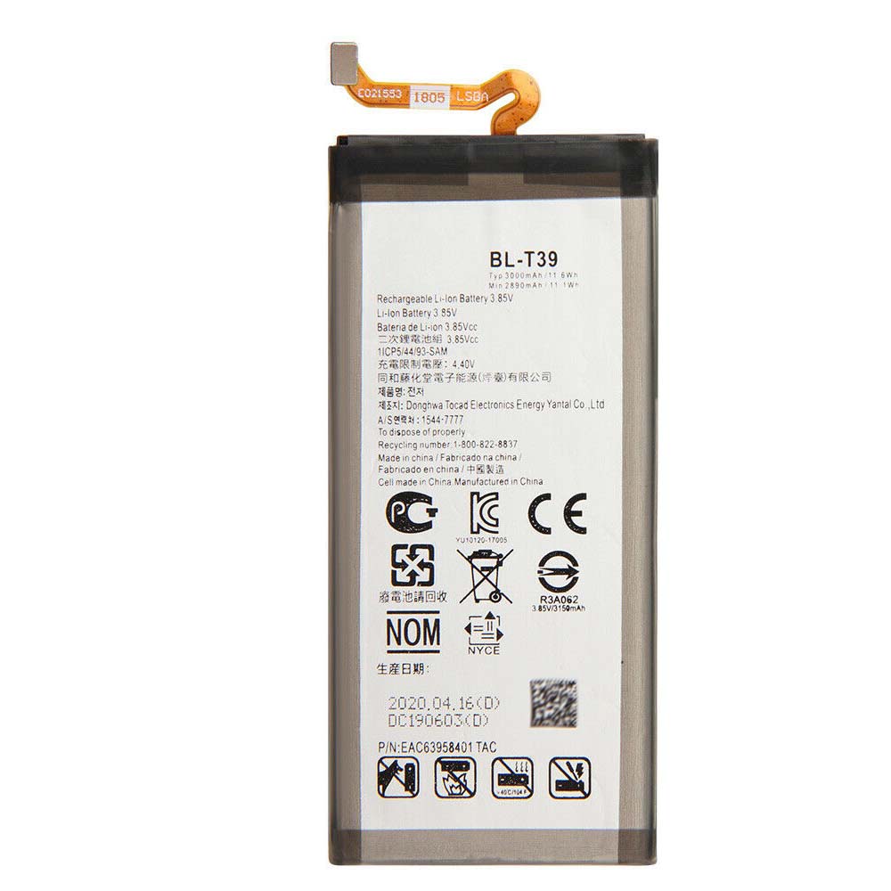 Internal LG Cell Phone Battery Pack BL T39 LG G7 Thinq Battery Replacement 300mAh Part