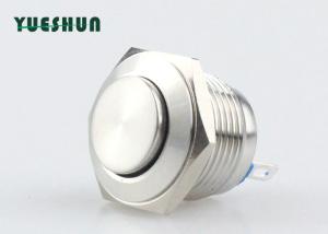 Quality High Head 16mm Stainless Steel Push Button Switch Waterproof Easy Installation wholesale