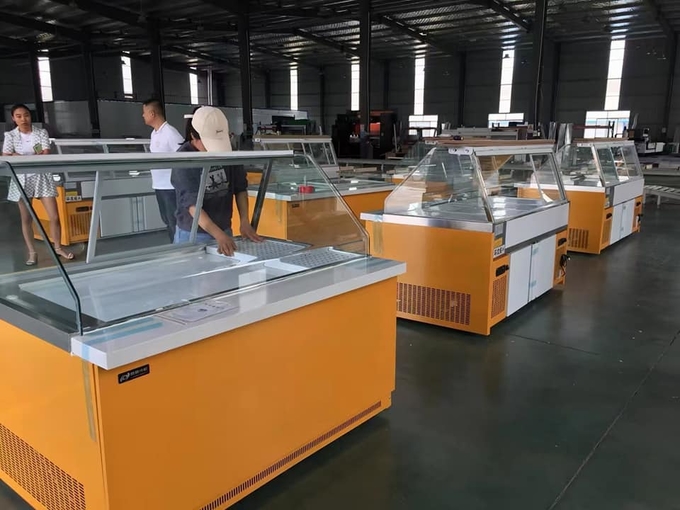 Refrigerated preservation cabinet Seafood cabinet marinated meat marinated vegetables cold dish cabinet commercial horiz 2