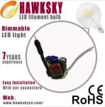 HAWKSKY G125 filament Glass LED Globle bulb