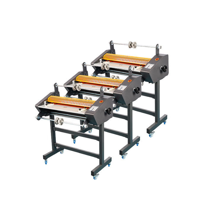 Books Cover Roll Laminating Machines 170D Temp With 550mm Steel Roller