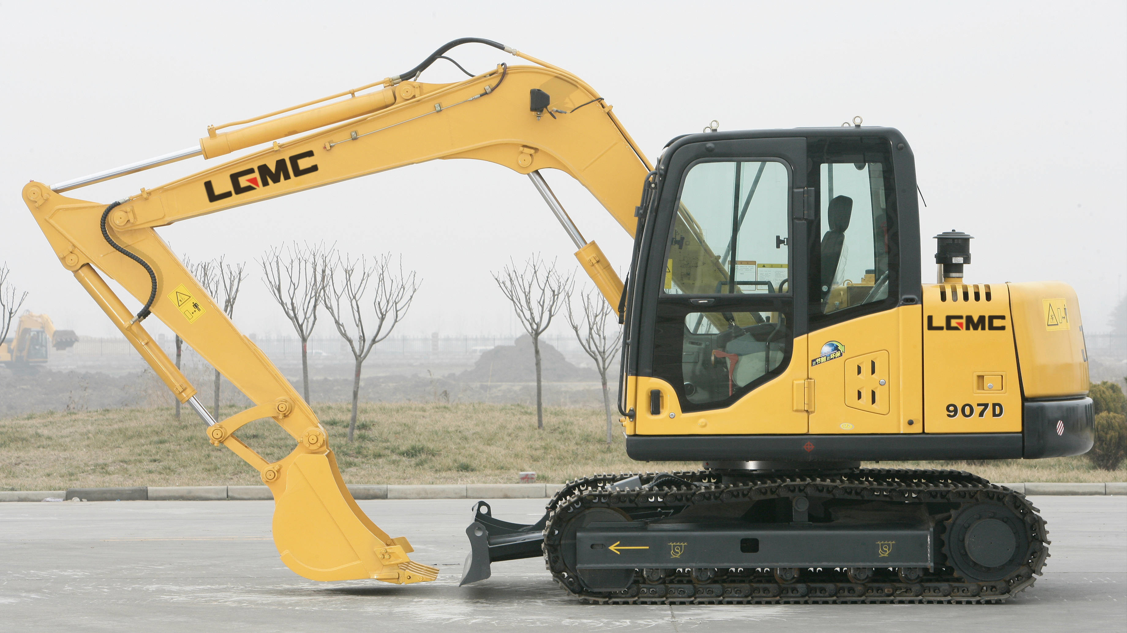 TE908 7.8ton 3.3L Displacement Mini Crawler Excavator Road Construction Machine