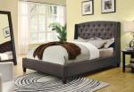 Upholstered Bed, Upholstered Headboard, Hotel Furniture, Fabric Bed