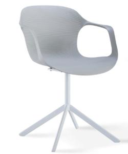Quality modern plastic cafe room arm chair with metal leg wholesale