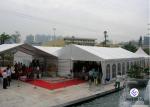 White Roof Cover Outside Event Tents For Golf Villas Sales Conference