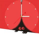 Classic Wall Painting Clock B0819 / MDF Decorative Wall Clock