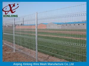 Quality 3D Curved Green Pvc Coated Wire Mesh Fencing For Highway Sport Field Garden wholesale