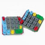 Large POS Silicone Keys Waterproof Dustproof Multi Color Molding Silicone Keys