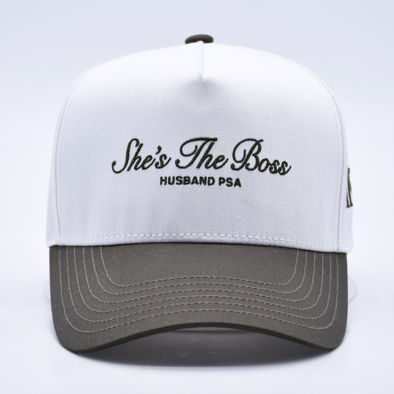 Unisex Two Tone Baseball Hat Cap Custom Gorras Embroidered Logo Snapback Sports Baseball Caps For Man