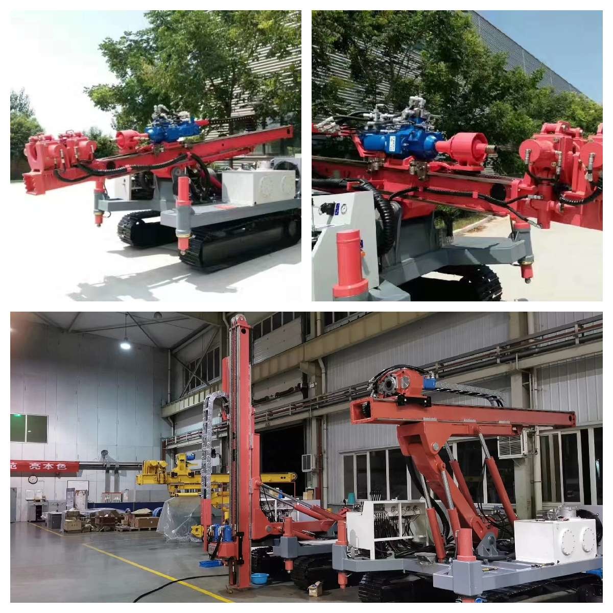 Hydraulic Variable Speed Crawler Type Anchor Drilling Rig for Geological Prospecting in Palestine