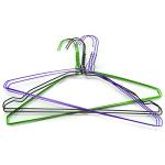 White Powder Coated Laundry 16" Coated Wire Hangers