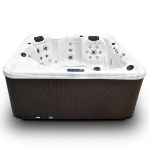 Quality Freestanding Outdoor Waterfall Massage Bath Tub Hot Tubs Hydrotherapy Spa 1800L wholesale