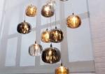 Apple Shape Modern Light Luxury Bedroom Bedside Chandelier Creative Restaurant