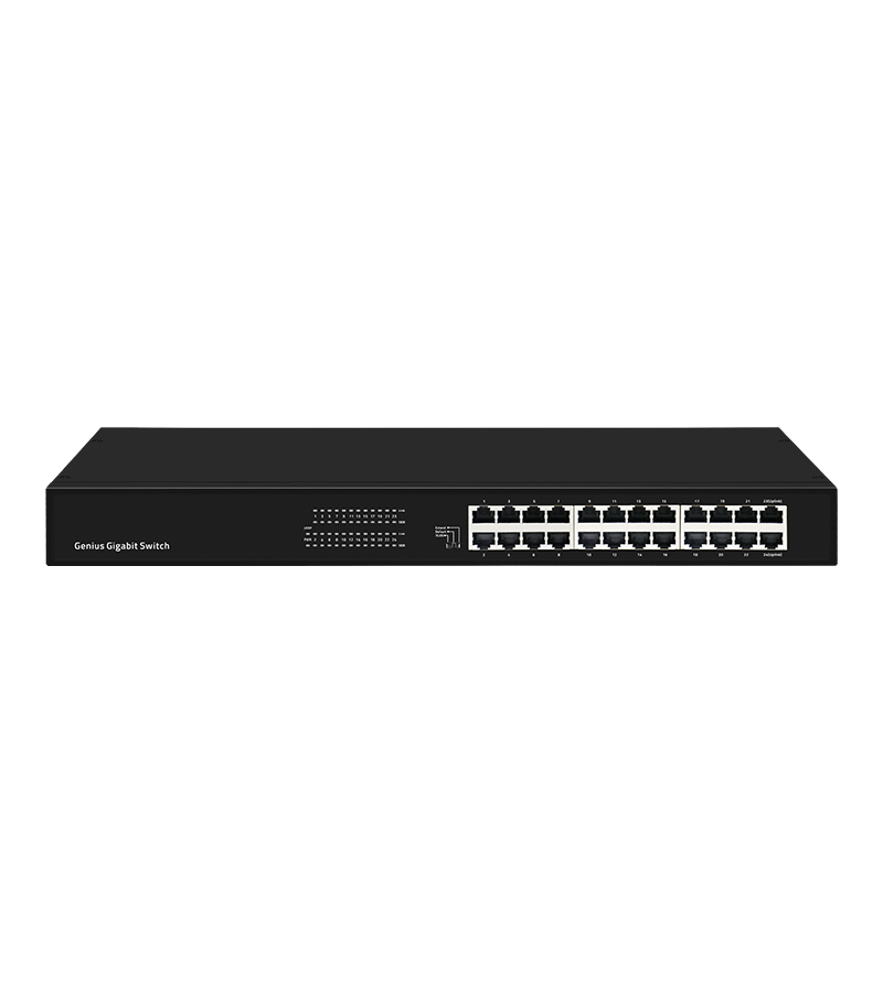 Stock 20-Port POE Gigabit Ethernet Switch Managed VLAN Stackable Switch with RJ45 Console Port 1 40 Gbps Switch Capacity