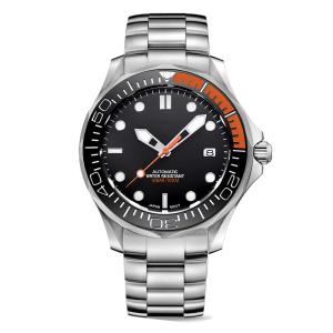 Quality 42mm 3ATM Stainless Steel Wristwatch Timepiece Men Quartz Watches Rotate Bezel wholesale