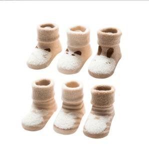 Quality Newborn infant winter baby socks thick and warm organic cotton baby socks wholesale