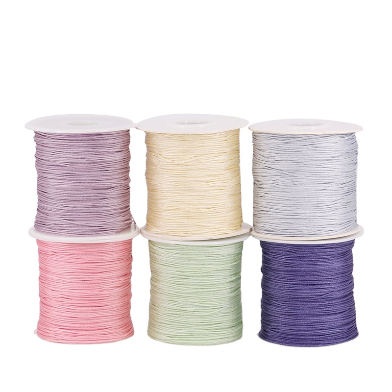 Woven Necklace Rope 1mm for DIY Handmade Beaded Red Rope Threads Jewelry Jade Thread