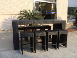 Quality Outdoor Resin Wicker Bar Set wholesale