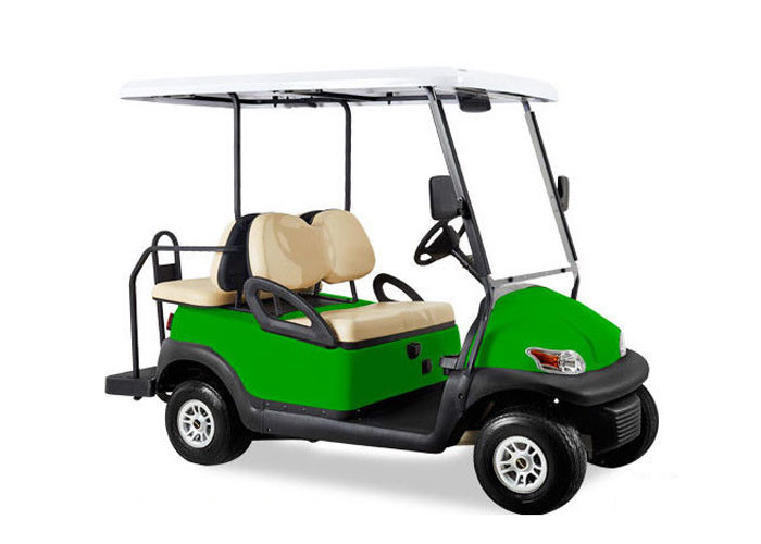 Dark Green Multi Passenger Golf Carts 25-40 KM/H Maximum Speed For Transportation
