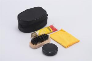 Quality antique shoe shine brush kit Shoe Shine Sponge Shoe Polish Shoe Brush With Double Corrugated Cardboard Box Packaging OEM wholesale