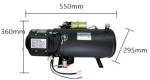 JP CE Certificate 30kw Diesel Water Parking Heater 24v For Bus