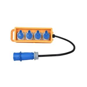 Quality PE Material IP44 32A 3 Pole 230V Four Position Socket Junction Box wholesale