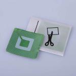 Eas Anti theft Sewing labels Garment Woven Label AM/RF Custom Woven Labels for