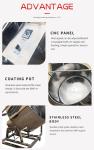 Industrial 304 Stainless Steel Peanut Coating Machine Coated Peanut Making