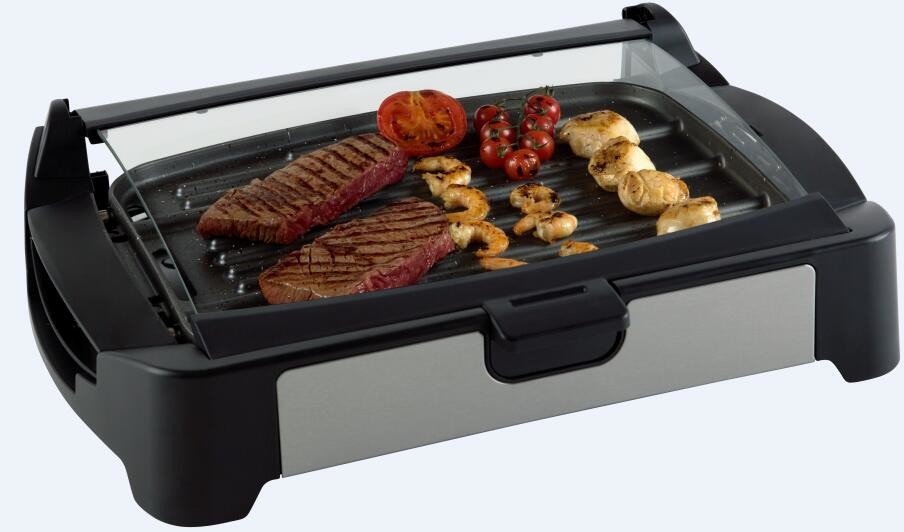 3 In 1 Reversible Table Grill / Electric BBQ Fry Pan