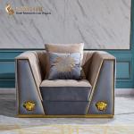 Leisure sofa, Lobby Sofa, Hotel Sofa, Villa Sofa, PU Leather Upholstery, High