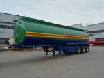 3 Axle Natural Gas Petroleum Gasoline Transport Fuel Tank Semi Trailer with 12
