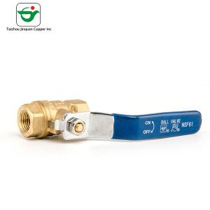 Quality FIP CSA NSF61 3/4'' Lead Free Ball Valve Manual Power wholesale