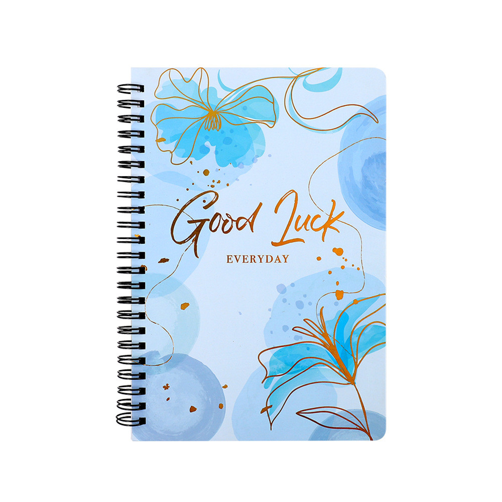 Standard Spiral Hardcover Notebook in Bold Color Scheme for Paper