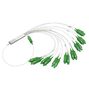 Quality Micro Coupler 1x8 Plc Splitter , Steel Tube Ftth Splitter wholesale