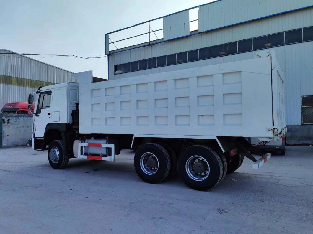 351-450HP Sinotruck HOWO 6*4 White Dump Truck Secondhand Truck 10wheeler