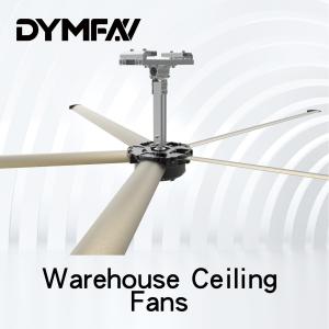 Quality 4.3m 0.7kw Gearless Warehouse Ceiling Fans 95 RPM Industrial Outdoor Ceiling Fan wholesale