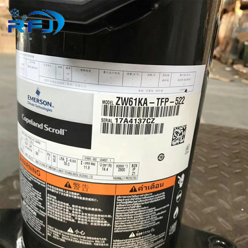 Emerson 2HP Copeland Scroll Compressor R22 Rotary Type Zsi06kq-Pfs-527 Low Noise
