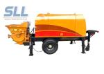 Horizontal Cement Mortar Pump Machine For High Level Mortar Conveying