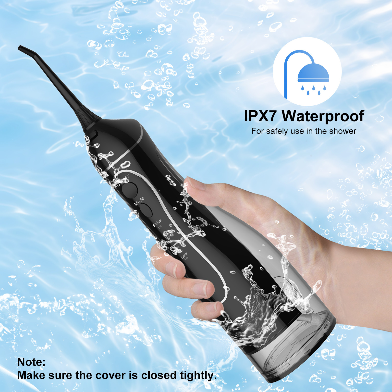 Portable Rechargeable Electric Toothbrush with 4 Modes and 5-Hour Charging Time