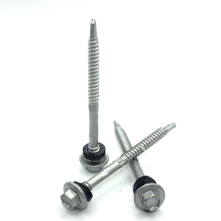 GB Standard Stainless Steel Galvanized Metal Hexagonal Head Self-Drilling Roofing Screw