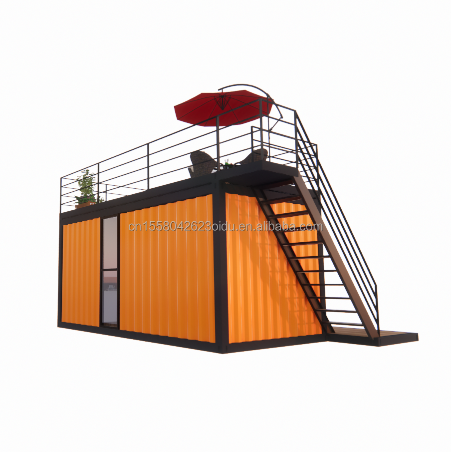 Hotel 20 Foot Portable Container Clothes Shop Prefabricated Cafe Mobile Store Warehouse