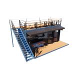 EU 20ft Food Stall Second Floor Container Coffee Shop Constructed with